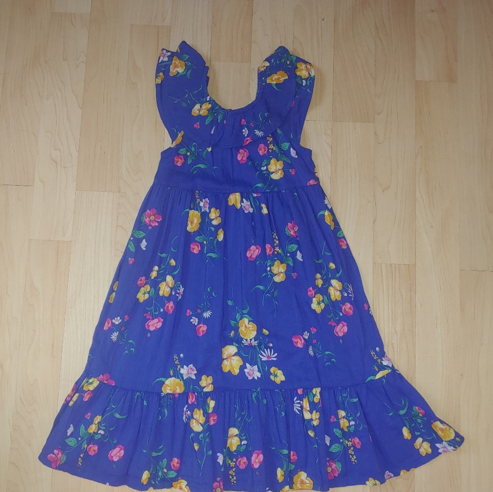 💐Beautiful girls flow old Navy floral dress s 5